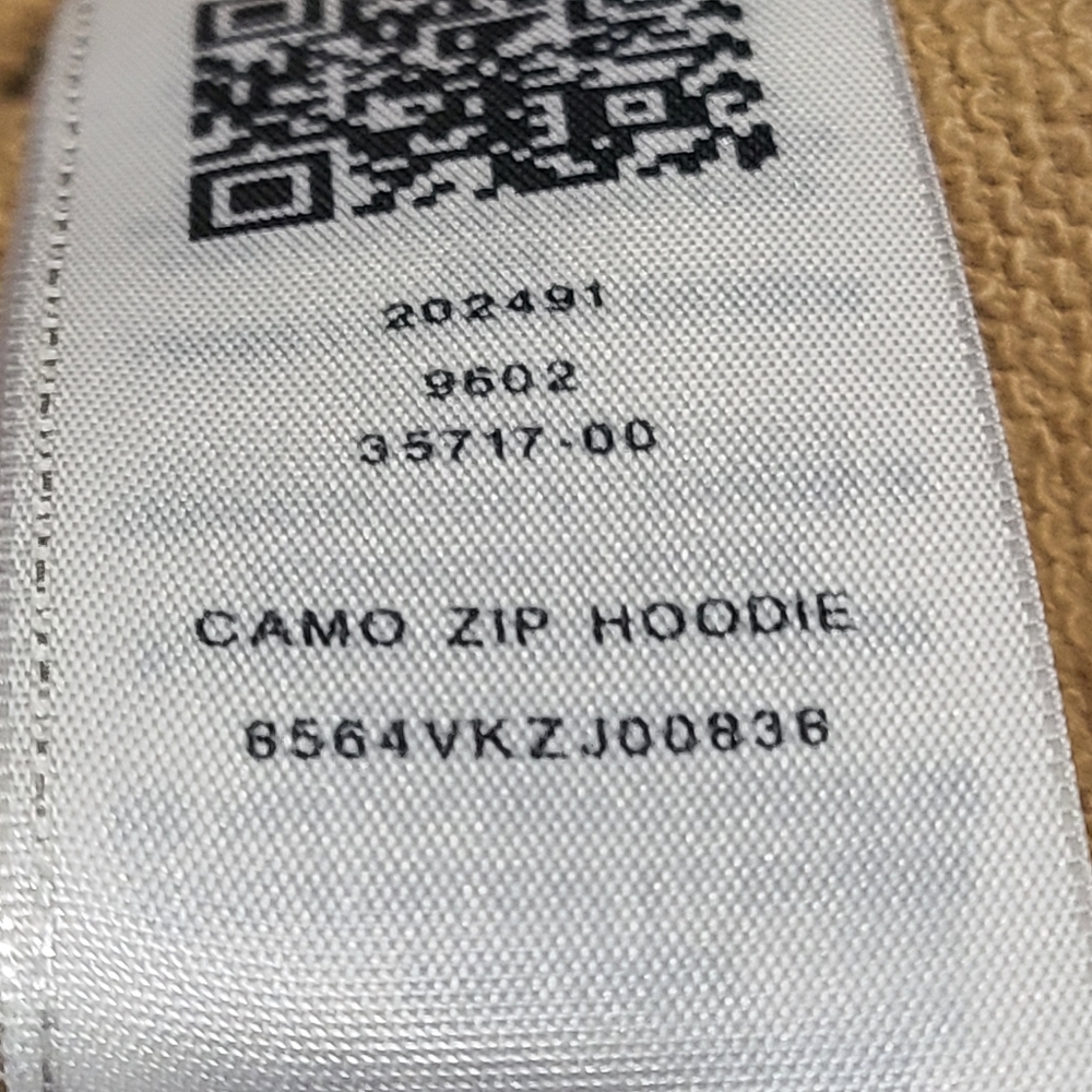 True Religion cropped camo hoodie size L - Picture 8 of 10